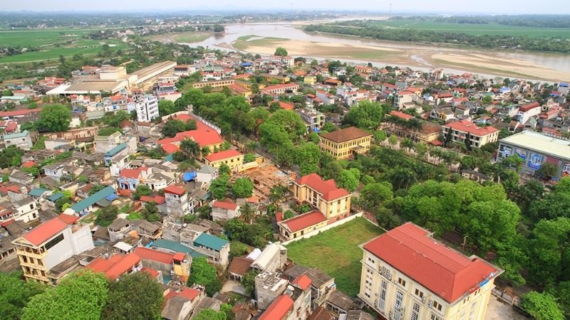Aerial thị trấn Đoan Hùng cũ